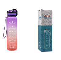 1L motivational water bottle for fitness