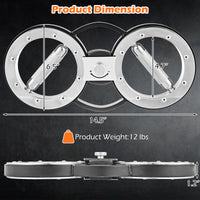 arm workout machine with comfortable non-slip grips