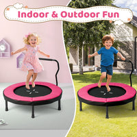 padded 40 inch kids trampoline frame