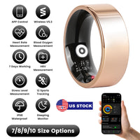 Smart Ring Health Tracker with Sleep & Fitness Monitoring