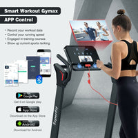 2.25 HP Electric Motorized Folding Running Treadmill Machine with LED Display