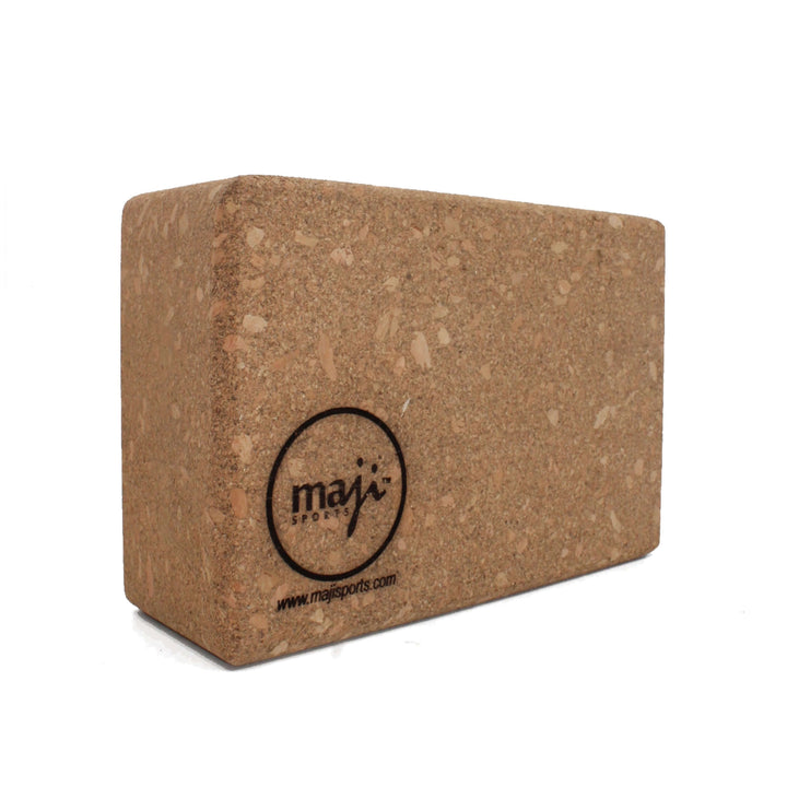 100% cork yoga block for yoga and Pilates