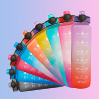 1L motivational water bottle for fitness