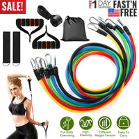 11Pcs Resistance Bands Set full body workout