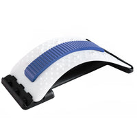 Adjustable back stretcher showing support design