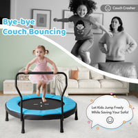 kids trampoline assembly and features