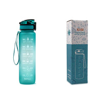 1L motivational water bottle for fitness