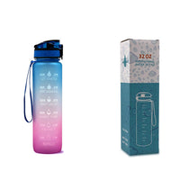 1L motivational water bottle for fitness