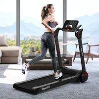 2.25 HP Electric Motorized Folding Running Treadmill Machine with LED Display