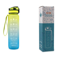 1L motivational water bottle for fitness