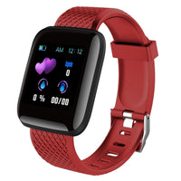 IP67 fitness tracker red smart bracelet