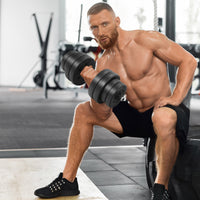 Adjustable Dumbbells 66 LBS Free Weights with Connectors for Home Gym Fitness Workout