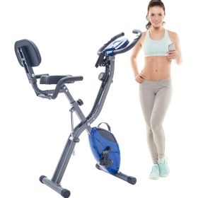 Folding Upright Recumbent Exercise Bike