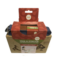 Laser Engraved Bamboo Yoga Block & Strap Combo