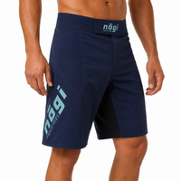 Phantom 4.0 Fight Shorts – Midnight Navy & Teal – Made in USA