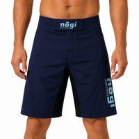 Phantom 4.0 Fight Shorts – Midnight Navy & Teal – Made in USA