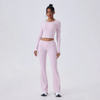 Women's Versatile Yoga Suit Set Tight Fitting and Beautiful Back High-end Sports Suit Outdoor Running and Leisure Fitness Suit