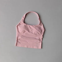 Neck Halter Yoga Vest Shockproof Running Sports High-strength Sports Underwear Fitness Pilates Suspender Beautiful Back Summer