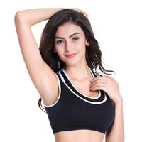 6 Colors Sports Bra Women Cross Hollow Back Gym Jogging Crop Top Female Tops Yoga Fitness Shockproof Vest Sport Bras for Women