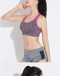 New Sports Bra Women Seamless Gym Jogging Crop Top Female Tops Yoga Fitness Shockproof Vest Sport Bras for Women Sutian Feminino