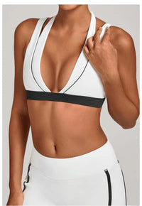 Women's Nude Yoga Bra Slim Fit Beautiful Back Sports Top Fitness Running Casual Tight-fitting Top