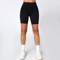 Yoga Shorts Women Fitness Shorts V-shaped Waist Running Cycling Shorts Breathable Sports Leggings Workout Gym Shorts