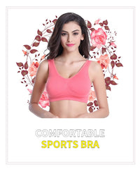 Women's sports bra workout outfit