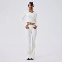 Women's Versatile Yoga Suit Set Tight Fitting and Beautiful Back High-end Sports Suit Outdoor Running and Leisure Fitness Suit