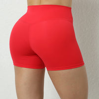 Yoga Shorts Gym Sports Shorts Women High Waist Workout Fitness Short Leggings Running Cycling Tight Soft Sportswear