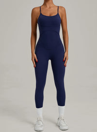 Padded One-Piece Yoga Clothes Sportswear Women's Gym Push Up Workout Clothes Fitness Sports Fitness Wear Yoga Jumpsuit