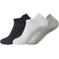 Black and white women's non-slip yoga socks