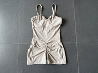 Womens Two Way Wear Bodysuit Sleeveless Yoga Stretch One Piece Romper Sexy Fitness Side Pockets Sportwears Bodysuit