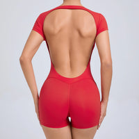 Sporty Jumpsuit Sport Outfit for Woman Sportswear Padding Sports Overalls 2025 Gym Set Women Suit for Fitness Yoga Clothes
