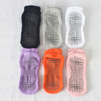 Women's yoga grip socks in multiple colors for Pilates