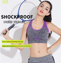 New Sports Bra Women Seamless Gym Jogging Crop Top Female Tops Yoga Fitness Shockproof Vest Sport Bras for Women Sutian Feminino