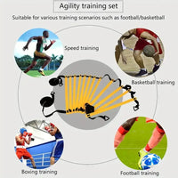 Soccer speed and agility training equipment