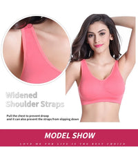 Seamless sports bra for gym and yoga