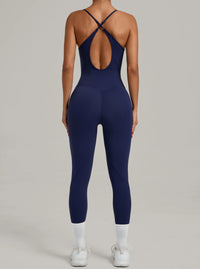 Padded One-Piece Yoga Clothes Sportswear Women's Gym Push Up Workout Clothes Fitness Sports Fitness Wear Yoga Jumpsuit