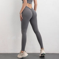 TRY TO BN Scrunch Leggings Back Butt V Yoga Pants Women Fitness Workout Gym Running High Waisted Trousers Jogging Active Tights