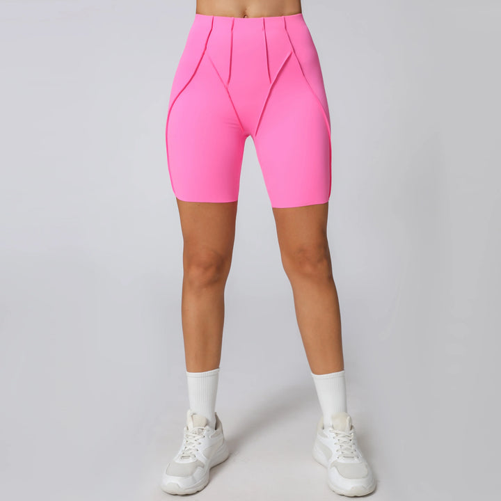 Yoga Shorts Women Fitness Shorts V-shaped Waist Running Cycling Shorts Breathable Sports Leggings Workout Gym Shorts