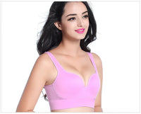 Sexy 3D Sports Bra Women Push Up Seamless Underwear Yoga Fitness Shockproof Vest Crop Tops Female Sujetador Sport Bras for Women