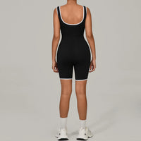 Women's Sports Jumpsuit Yoga Fitness Combination Lift Buttocks Bare Back High Elasticity Gym Sexy Sports Jumpsuit Gym Romper