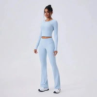 Women's Versatile Yoga Suit Set Tight Fitting and Beautiful Back High-end Sports Suit Outdoor Running and Leisure Fitness Suit