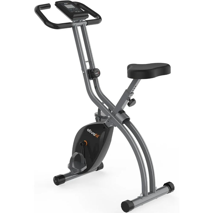 Exercise Bike Foldable Fitness Indoor Stationary Bike Magnetic 3 in 1 Upright Recumbent Exercise Bike for Home Workout