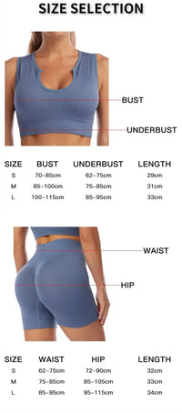 New Sports Bra Women Sexy Deep U-neck Push Up Gym Jogging Yoga Fitness Shockproof Vest Crop Tops Female Sport Bras Set for Women