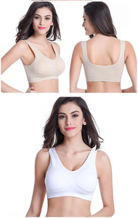 Seamless sports bra activewear model