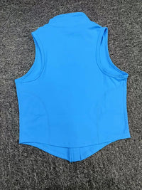 No Padded Sports Top Women Gym Vest 2025 Zipper Fitness T-shirts Woman Compressed Shirt Yoga Clothing Sportswear