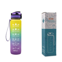 1L motivational water bottle for fitness