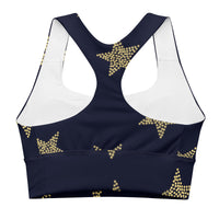 Happy Fast Stars Sports Bra