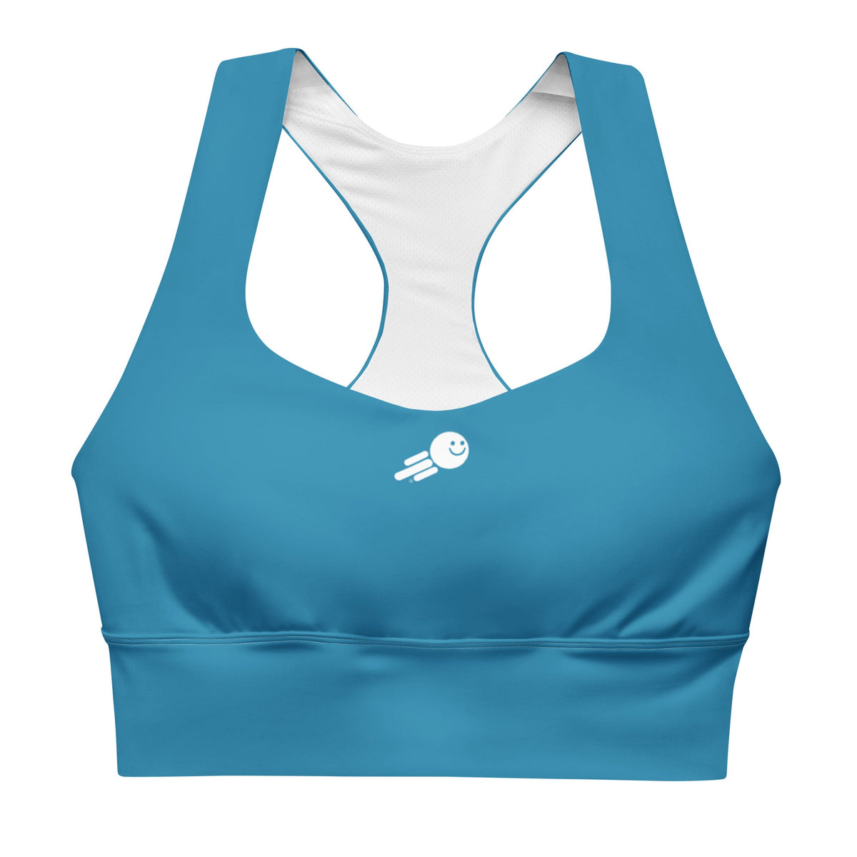 Happy Fast Blue Sports Bra